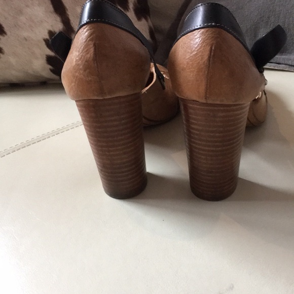 Awesome block style leather shoes - Picture 5 of 8